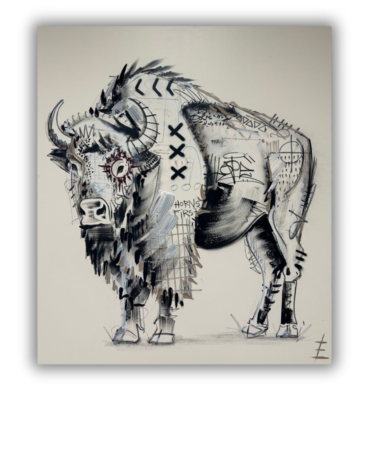 Horns First, White Buffalo Series - STUDIO VAL