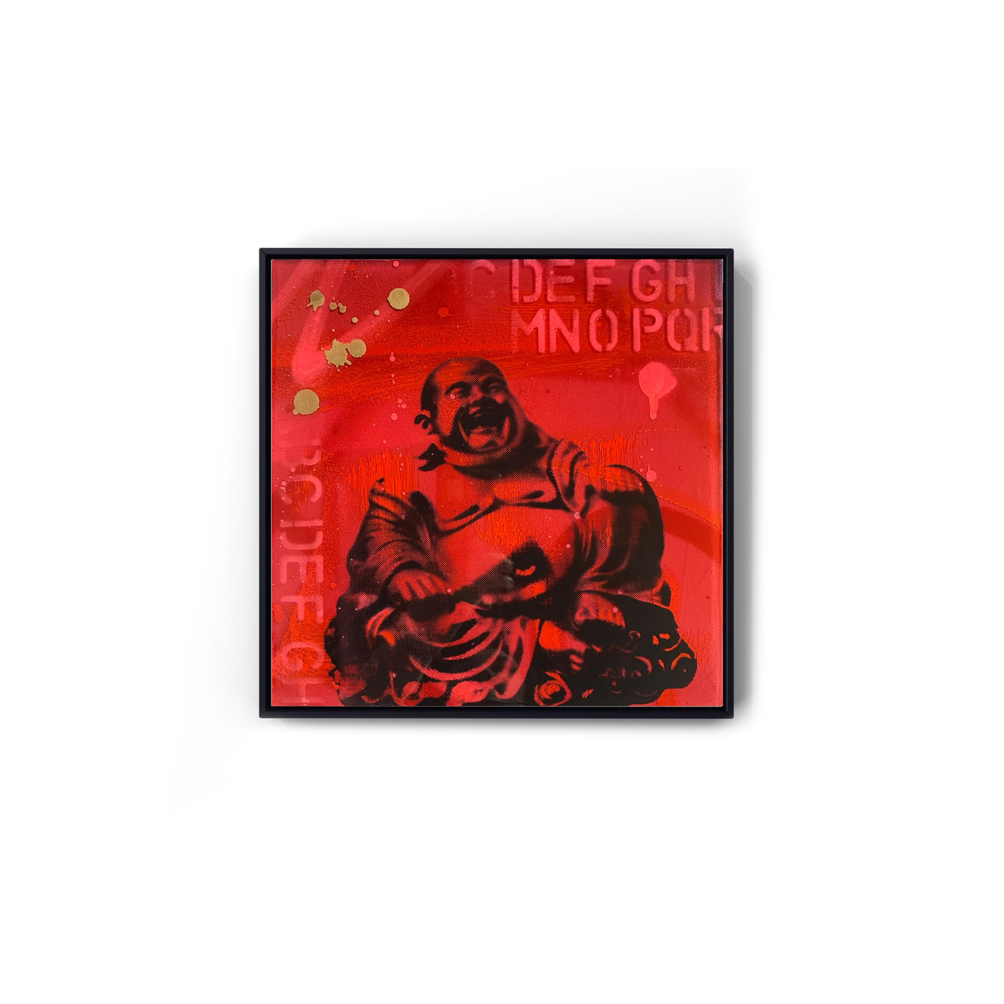 Laughing Red Buddha