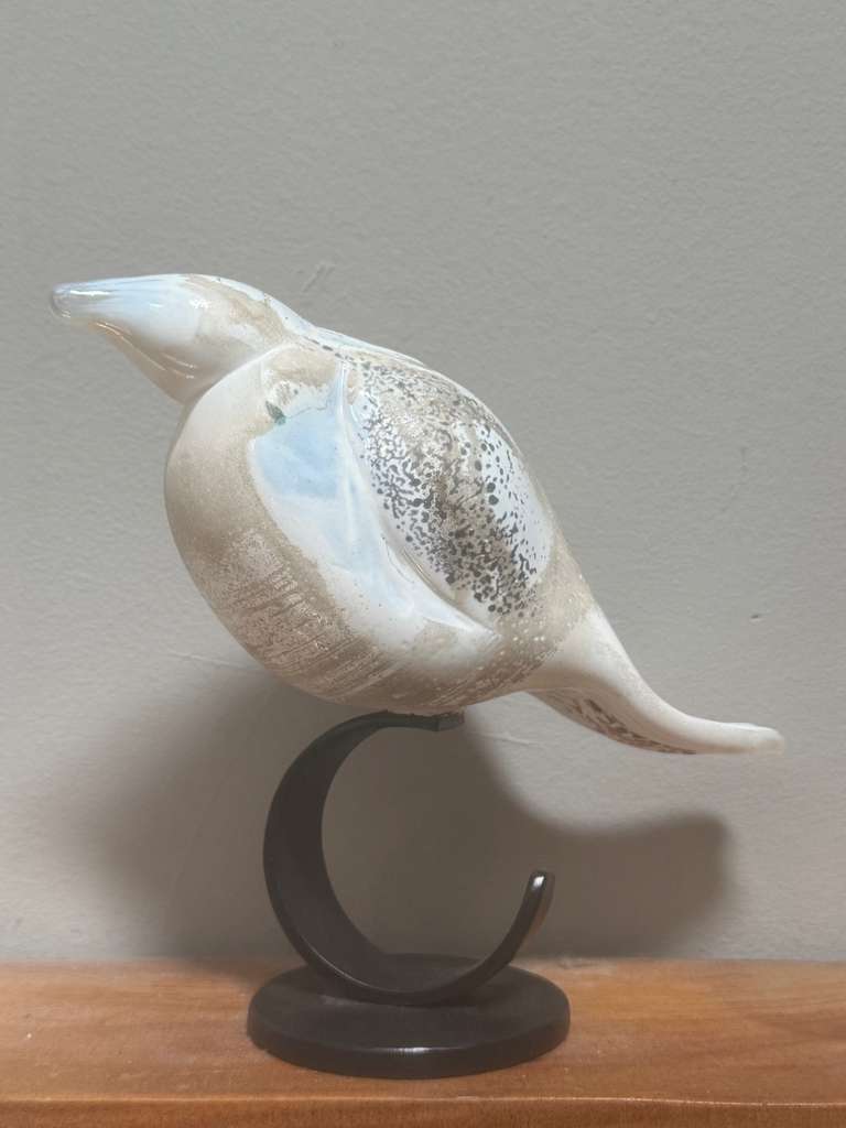 Glass Bird Sculptures