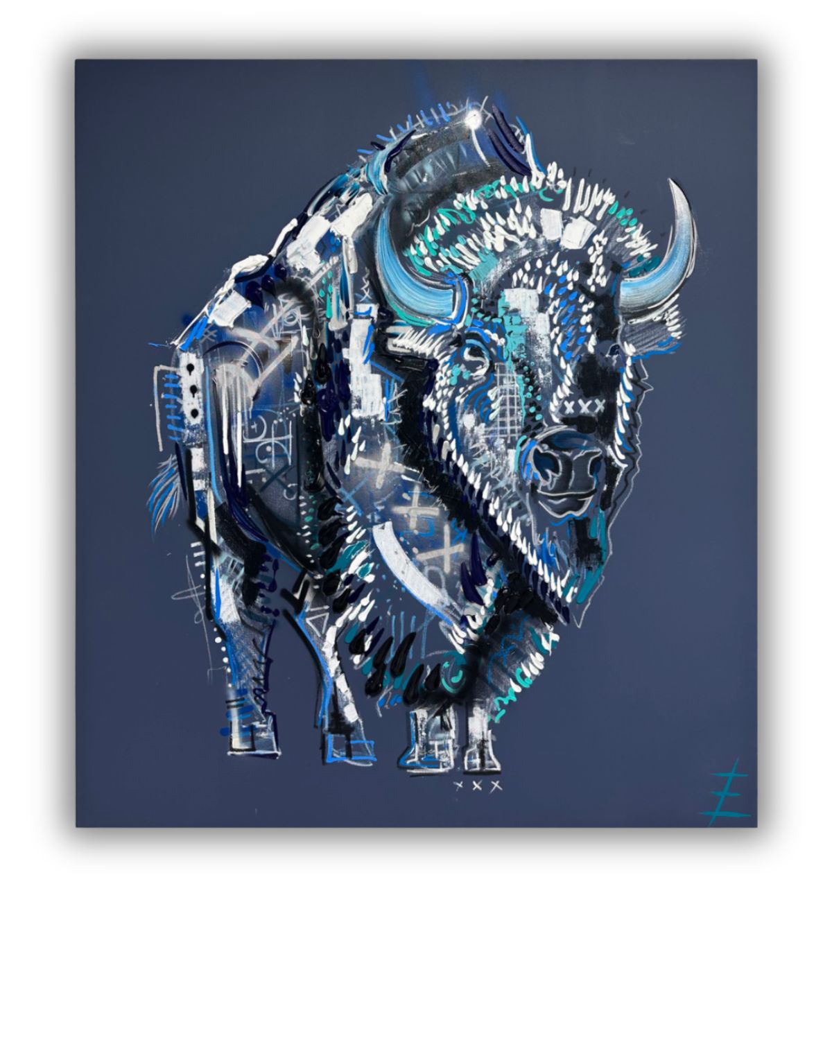 Big Blue, White Buffalo Series - STUDIO VAL