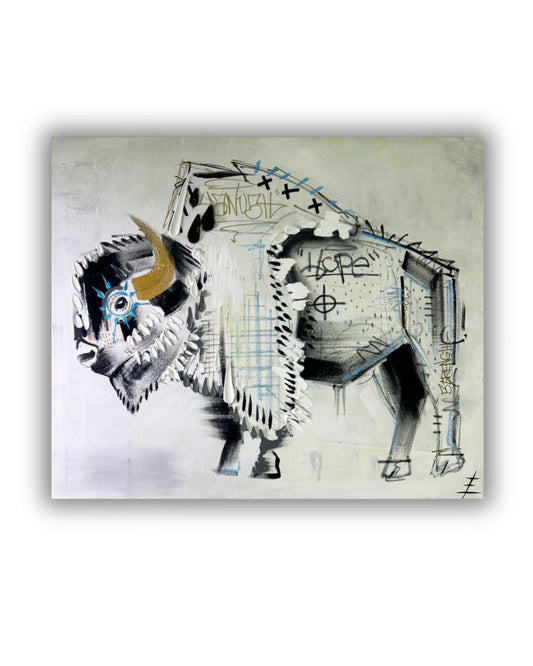 Winter Storm, White Buffalo Series - STUDIO VAL