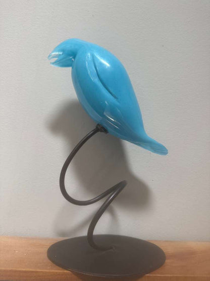 Glass Bird Sculptures